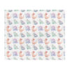Zacht Dekentje met Girly Dino Print - Perfect voor Knusse Avonden