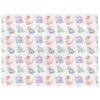 Zacht Dekentje met Girly Dino Print - Perfect voor Knusse Avonden - Afbeelding 2